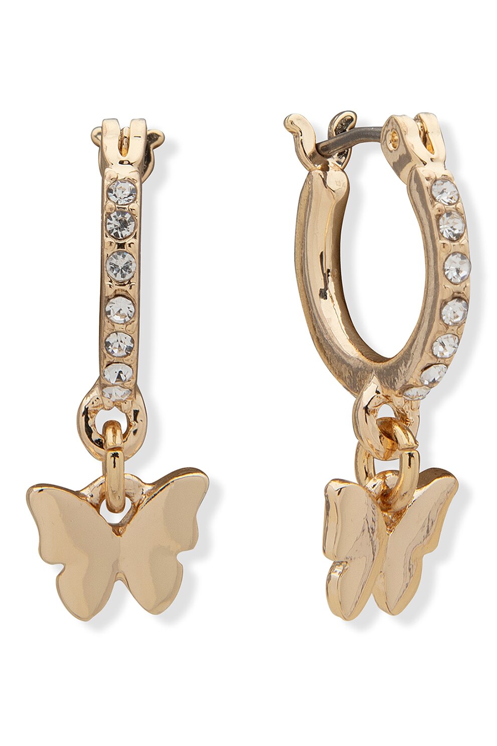 DKNY, Cercei decorati cu cristale, Auriu