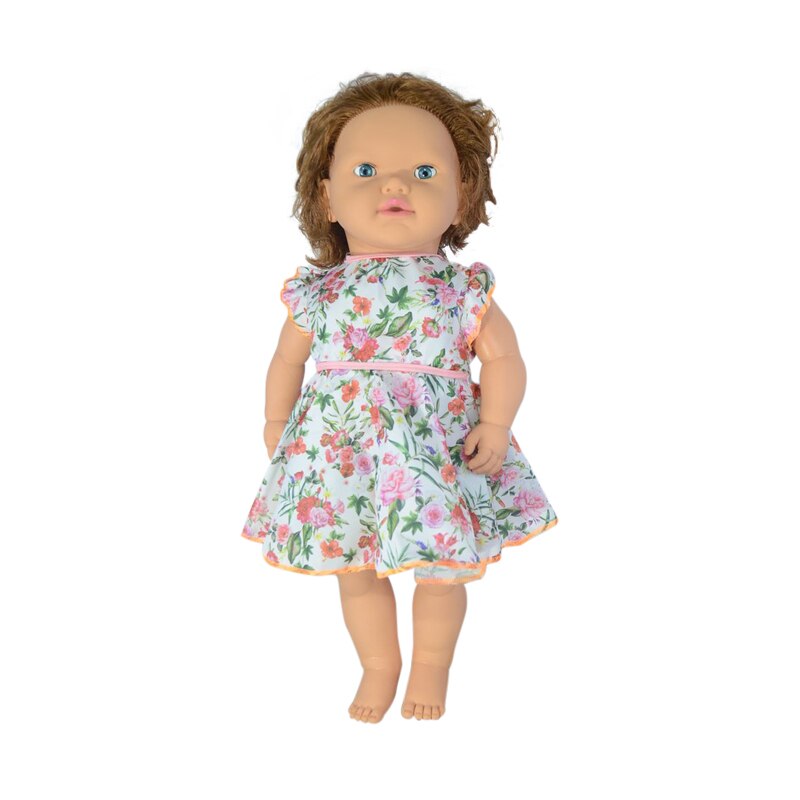 Papusa fetita 60 cm pentru fete 3+ ani Mini Junior 056228-3D1, Multicolor