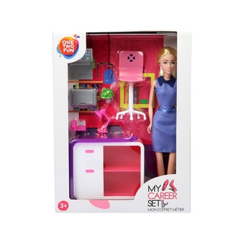 Set Complet Papusa Office My Career Set - Secretara Set Complet Papusa Office My Career Set - Secretara