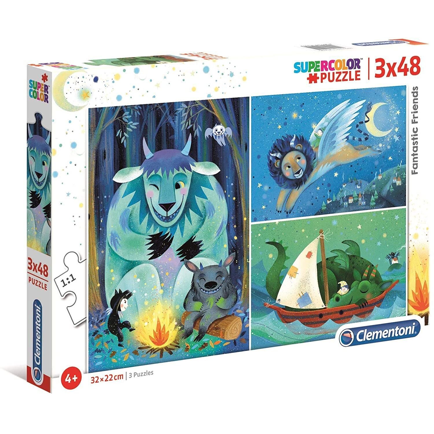 Puzzle Clementoni Fantastic Friends 3x48 piese