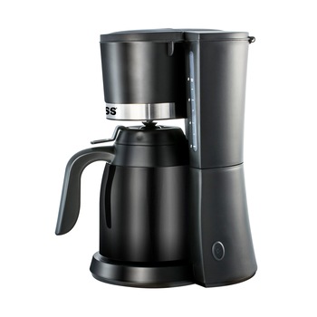 Cafetiera, 800 W, 1 l, capacitate 6 - 8 cesti, picioruse anti-alunecare, functie de mentinere cald, neagra Cafetiera, 800 W, 1 l, capacitate 6 - 8 cesti, picioruse anti-alunecare, functie de mentinere cald, neagra