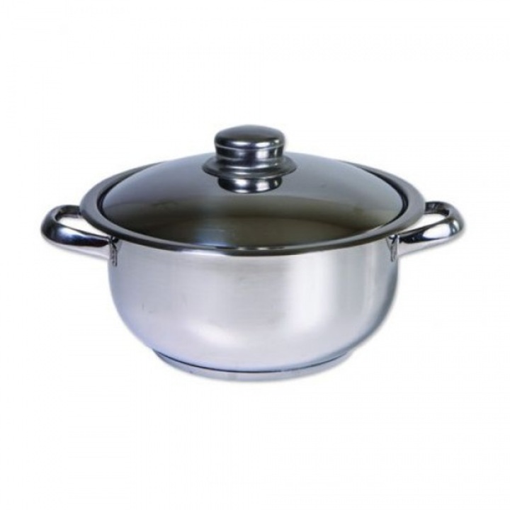 Oala inox cu capac ZLN-7260 COCINERA, capacitate 8 L