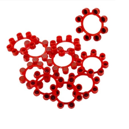 Set 240 de capse pentru pistol de jucarie, Rosu