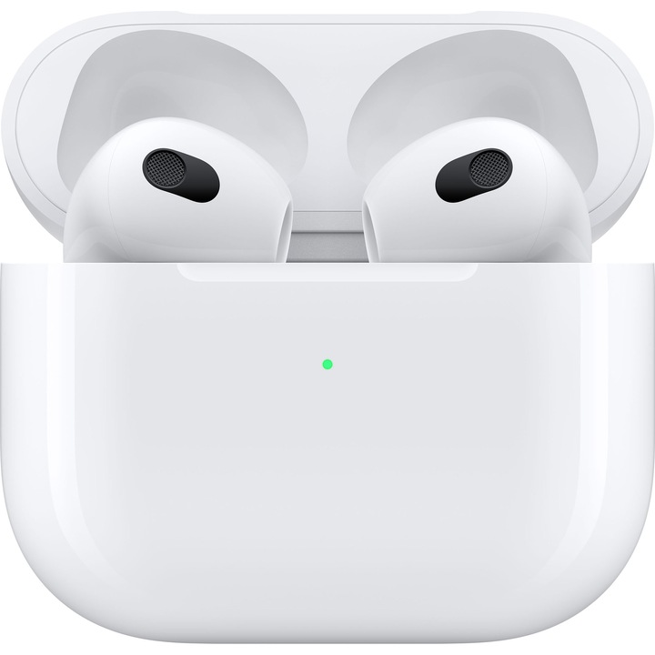 Casti Apple AirPods 3 (2021), MagSafe Charging Case, White
