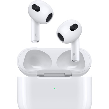 Casti Apple AirPods 3 (2021), White Casti Apple AirPods 3 (2021), White