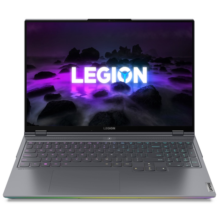 Лаптоп Lenovo Legion 7 16ACHg6 с AMD Ryzen 9 5900HX (3.3/4.6GHz,16M), 32 GB, 1TB M.2 NVMe SSD, NVIDIA RTX 3080 16GB, Windows 10 Pro, Графит
