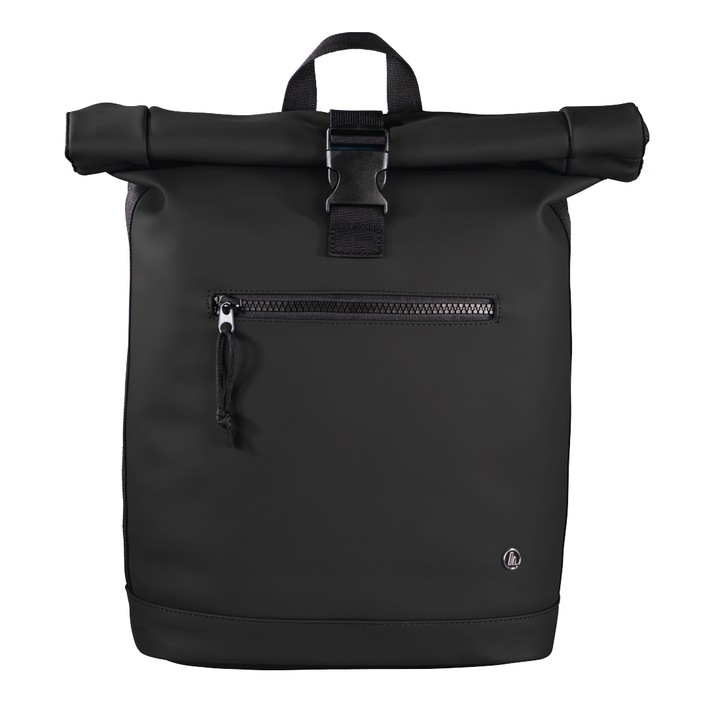 Hama merida roll-top notebook hátizsák, 15,6, fekete