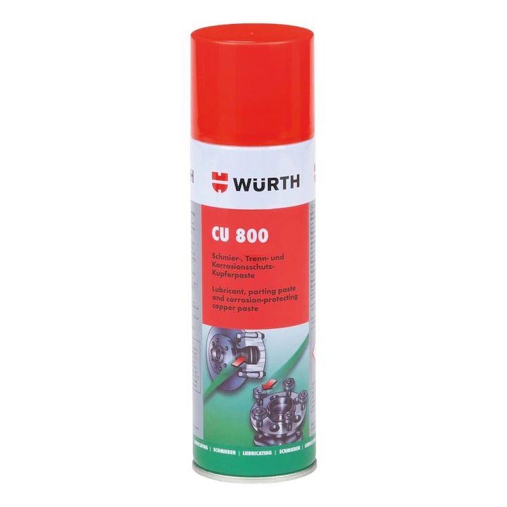 Wurth Rézpaszta spray, CU 800, 300 ml