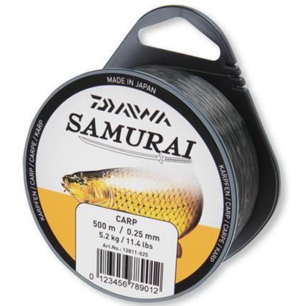 Banda pentru pescuit, negru, DAIWA Samurai 0,35 mm, 350m