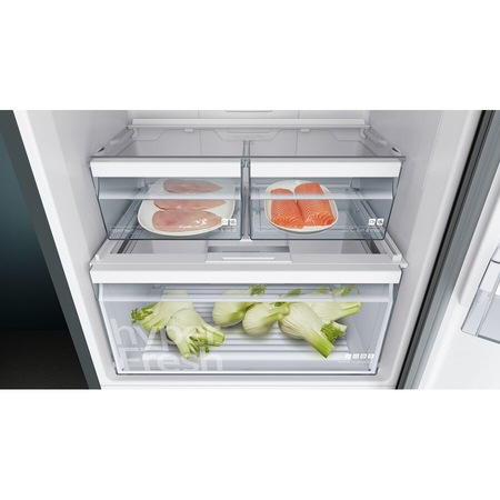 Combina frigorifica Siemens KG49NXX306, 435 l, No Frost, VitaFresh, H 203 cm, Antracit
