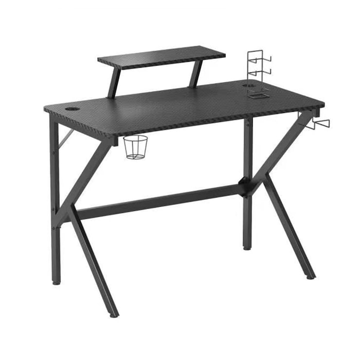 Vigor OT-K-1 gamer asztal minőségi íróasztal fekete