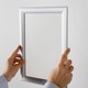 Üvegre ragasztható plakátkeret A4 méretben