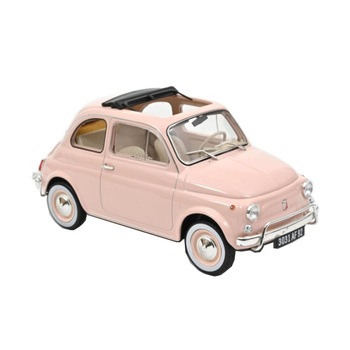 Macheta auto Fiat 500 L (1968) 1:18, Roz, Norev Macheta auto Fiat 500 L (1968) 1:18, Roz, Norev