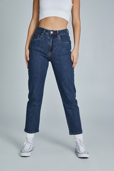 Cotton On, Blugi drepti cu talie inalta, Bleumarin Cotton On, Blugi drepti cu talie inalta, Bleumarin