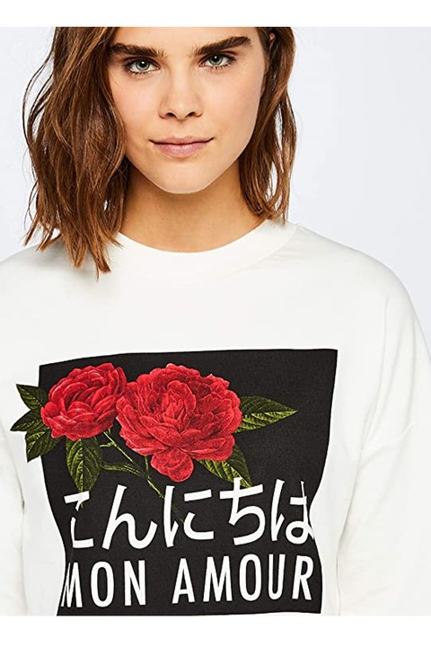 Bluza dama, Find, Bumbac, Alb, M