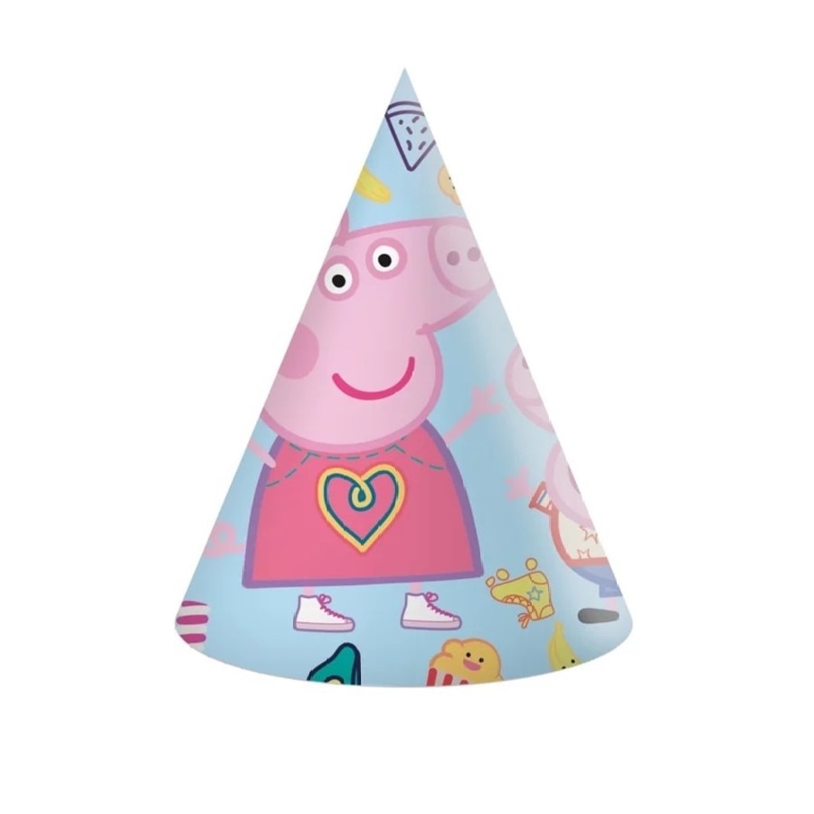 Set 6 coifuri Peppa Pig 15 cm