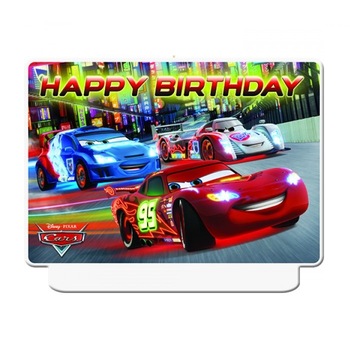 Lumanare Cars Happy Birthday 7 x 9 cm Lumanare Cars Happy Birthday 7 x 9 cm