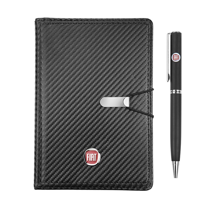 Комплект Silver Flame, Химикал и тефтер, AS1414, Лого на Fiat