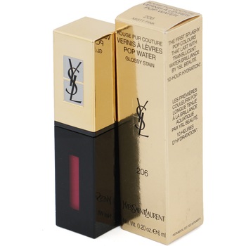 Ruj Yves Saint Laurent Rouge Pur Couture, Vernis a Levres 206 Misty Pink, 6 ml Ruj Yves Saint Laurent Rouge Pur Couture, Vernis a Levres 206 Misty Pink, 6 ml