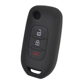 Husa Silicon Cheie Briceag Renault Megane 4, Kadjar 3 Butoane Neagra Husa Silicon Cheie Briceag Renault Megane 4, Kadjar 3 Butoane Neagra