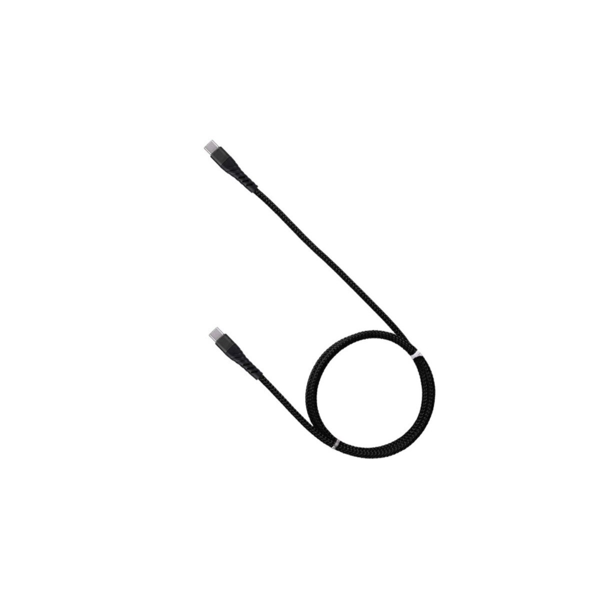 Cablu de incarcare USB-C la USB-C, lungime 1M, Negru