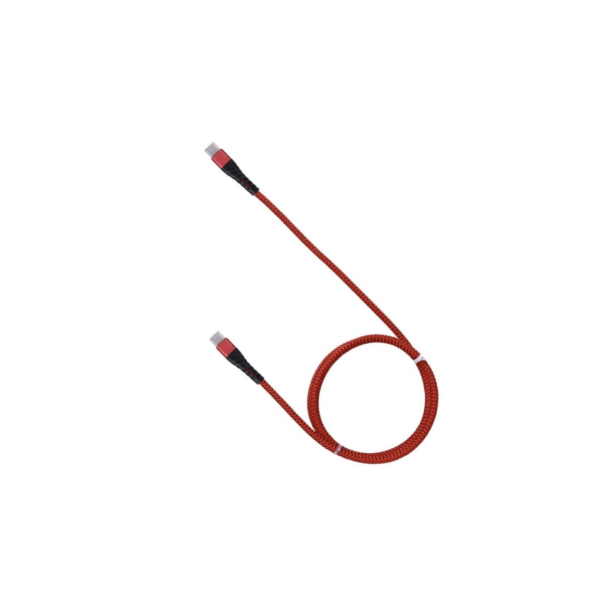 Cablu de incarcare USB-C la USB-C, lungime 1M, Rosu