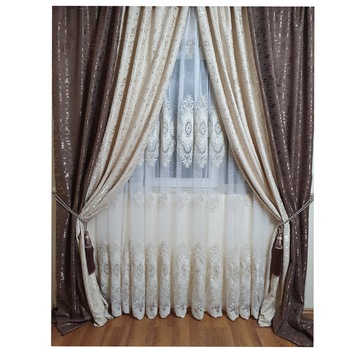 Draperie ape maro/crem 2 x 150 cm xo0011 Draperie ape maro/crem 2 x 150 cm xo0011