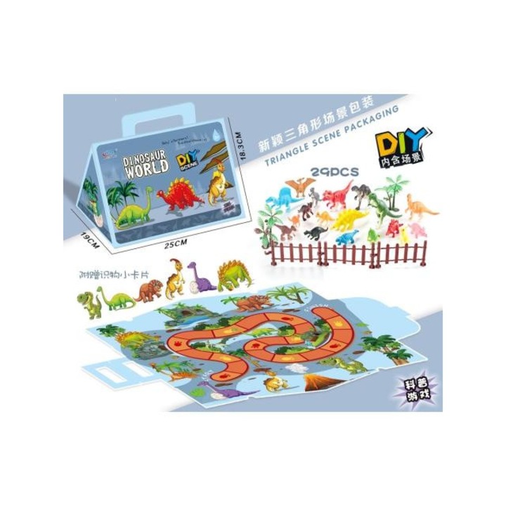 Dinoszaurusz játékszett 29db-os