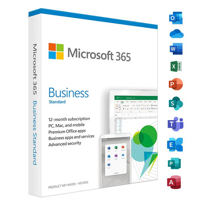 Microsoft Office 365 Business Standard 5-PC/MAC 1 év elektronikus licenc