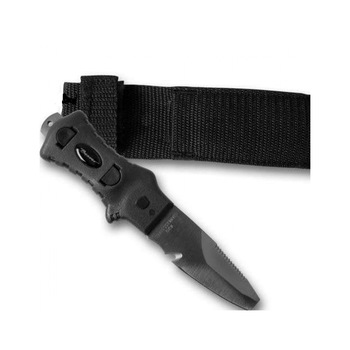 Cutit pentru scufundari, Black Scorpio Safety Knife, lama 7.5cm, inox 420 Cutit pentru scufundari, Black Scorpio Safety Knife, lama 7.5cm, inox 420