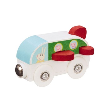 Avion din lemn Peppa Pig cu magnet Avion din lemn Peppa Pig cu magnet