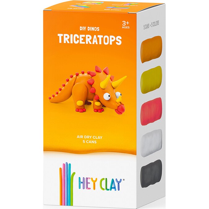 Set Hey Clay DIY Dinos - Triceratops