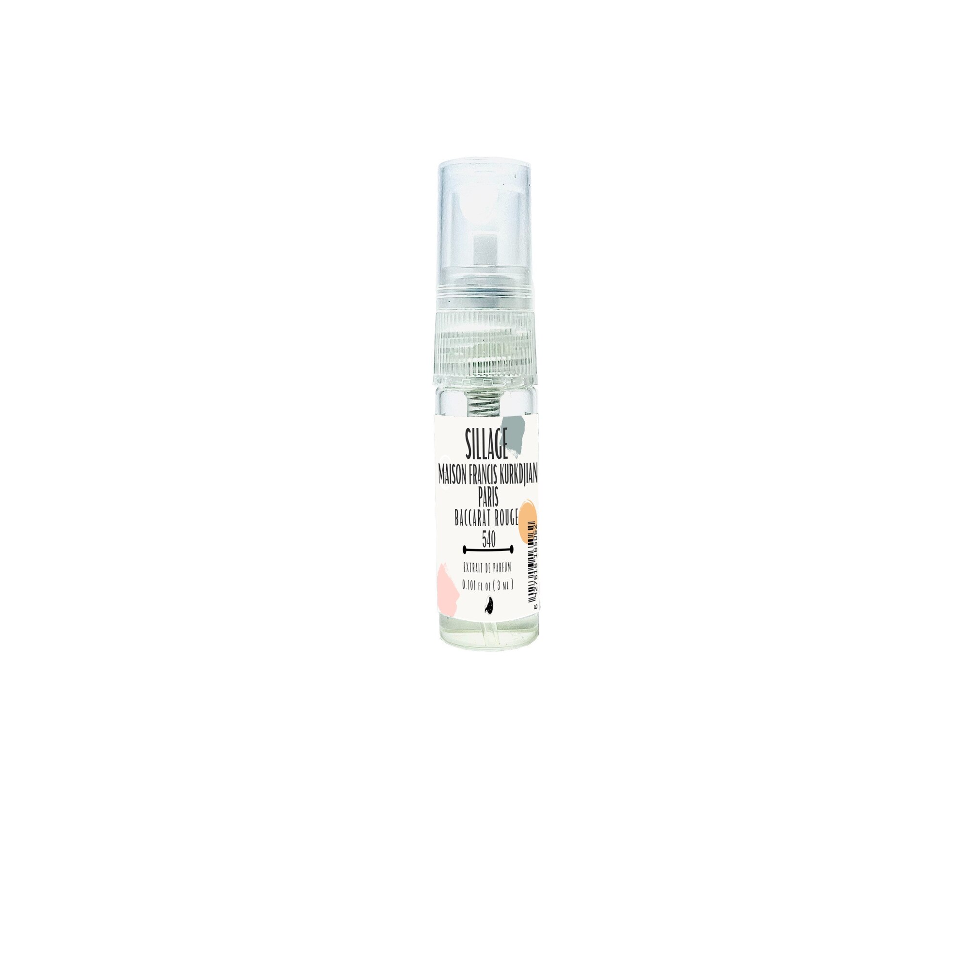 Extract de parfum, Baccarat Rouge 540 de Maison Francis Kurkdjian,by SILLAGE - 3ml
