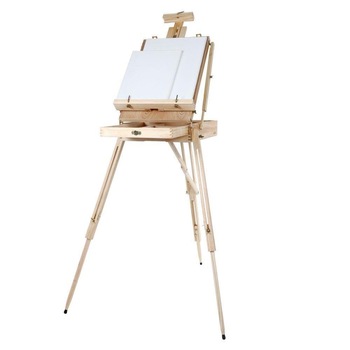 Set de arta cu sevalet pentru pictura Artina, Madrid, 30 de piese, 100x73x184см, Culoarea lemnului Set de arta cu sevalet pentru pictura Artina, Madrid, 30 de piese, 100x73x184см, Culoarea lemnului