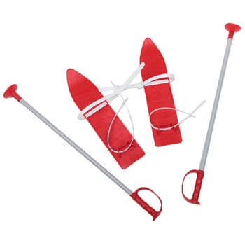 Schiuri din plastic pentru copii Marmat, 40 cm, rosu – 6104 Schiuri din plastic pentru copii Marmat, 40 cm, rosu – 6104