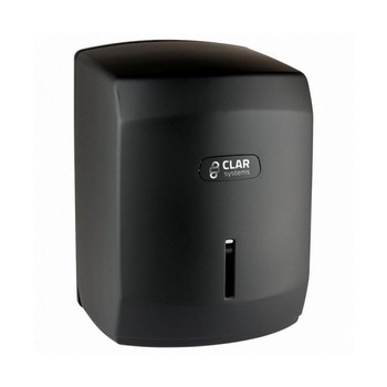 Dispenser prosop hartie rola, realizat din ABS, 1 rola de prosop de hartie cu diametru de 22 cm, negru, 32x22,2x22,2 cm Dispenser prosop hartie rola, realizat din ABS, 1 rola de prosop de hartie cu diametru de 22 cm, negru, 32x22,2x22,2 cm