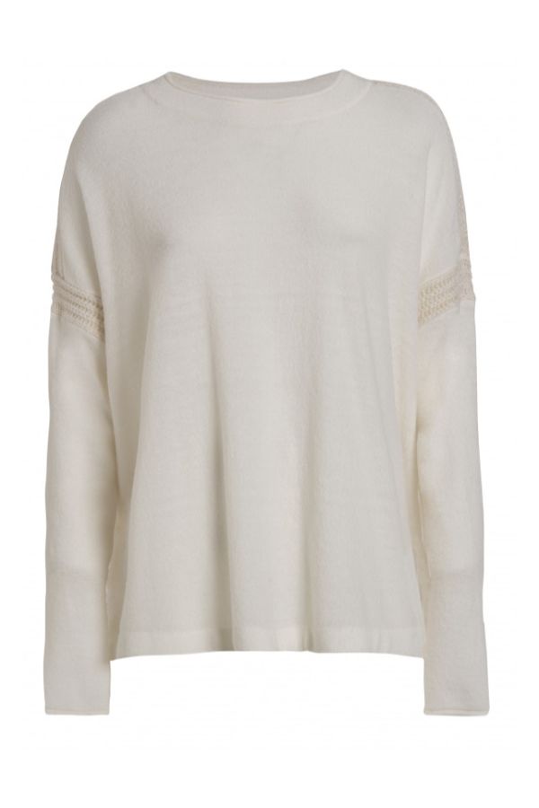 Pulover Deha, Alb, S