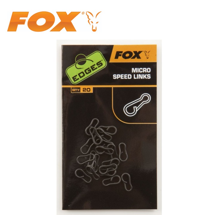 Set accesorii pescuit, link-uri, FOX Edges Micro Speed Link