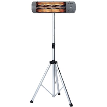 Incalzitor Electric pentru Terasa cu Stativ, Eurom, 1500 W, 3 Trepte de putere, IP 65 Incalzitor Electric pentru Terasa cu Stativ, Eurom, 1500 W, 3 Trepte de putere, IP 65