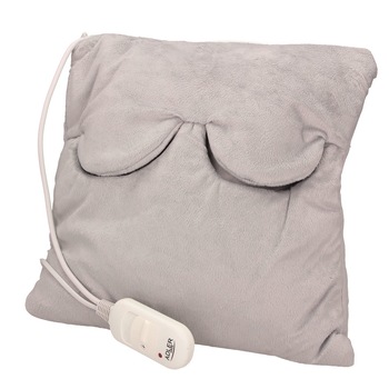 Perna cu incalzire electrica micro-fibra, 80W, 38 x 38 cm, 2 setari temperatura, husa din plus gri cu buzunare pentru maini sau picioare Perna cu incalzire electrica micro-fibra, 80W, 38 x 38 cm, 2 setari temperatura, husa din plus gri cu buzunare pentru maini sau picioare