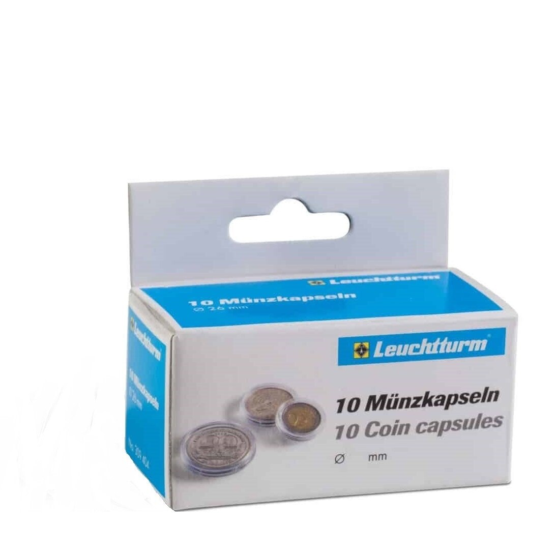 Set 10 bucati Capsule pentru monede diametru 33 mm- 320931