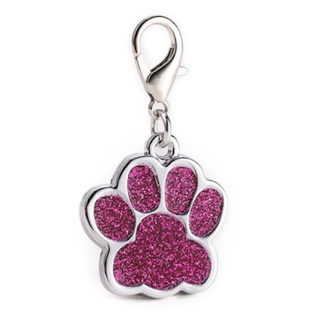 Medalion personalizat, pentru animale de companie, gravat cu numele si numarul de telefon, Roz, 2,5x2,7 cm Medalion personalizat, pentru animale de companie, gravat cu numele si numarul de telefon, Roz, 2,5x2,7 cm