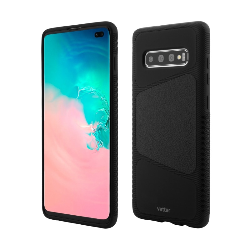 Husa de protectie Vetter Smart pentru Galaxy S10 Plus, Anti-Shock, Combo Series, Black