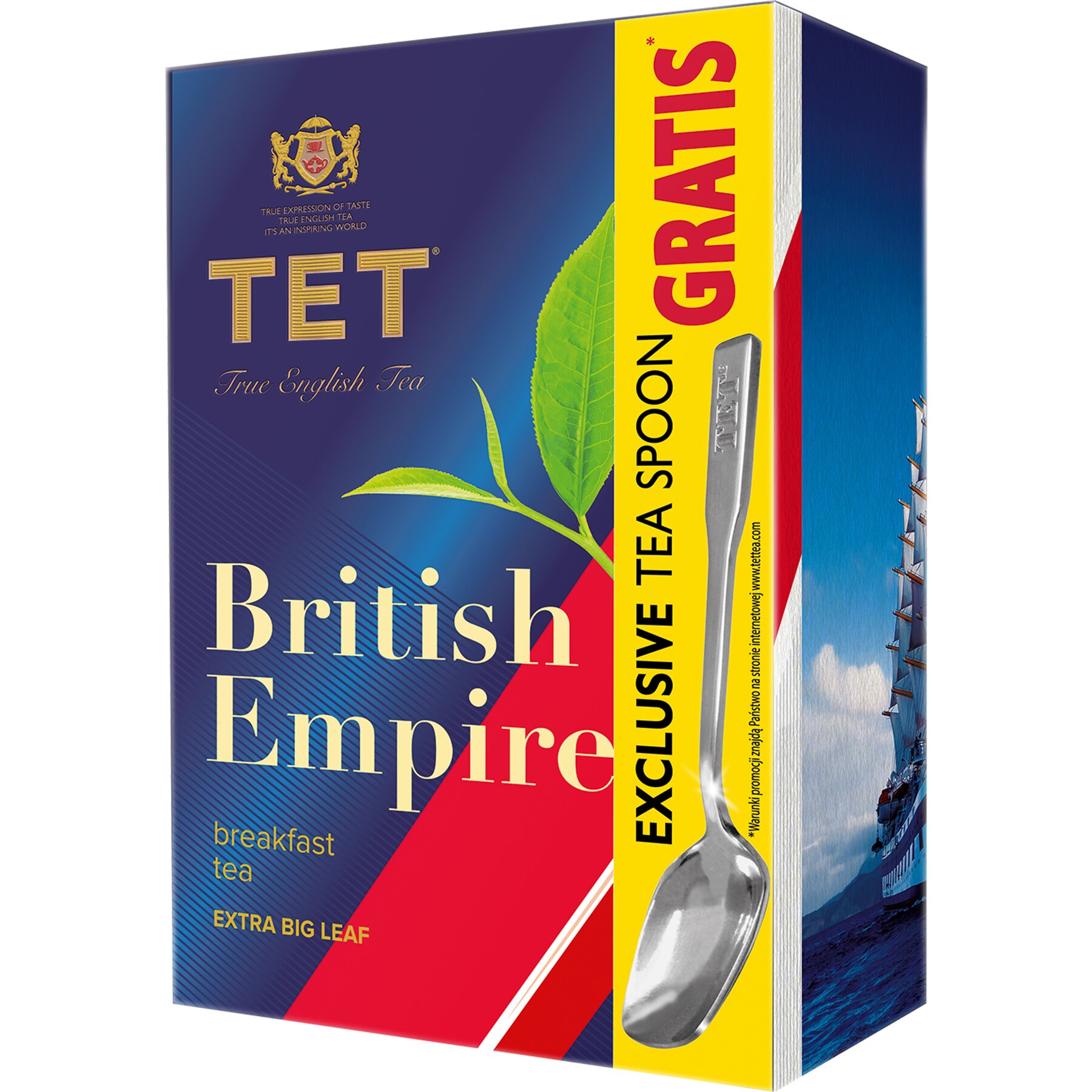Ceai negru Tet The British Empire Black Tea, Origine India si Ceylon, 100 g