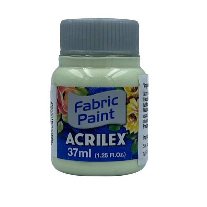 Vopsea textile Acrilex, 37ml, Verde deschis