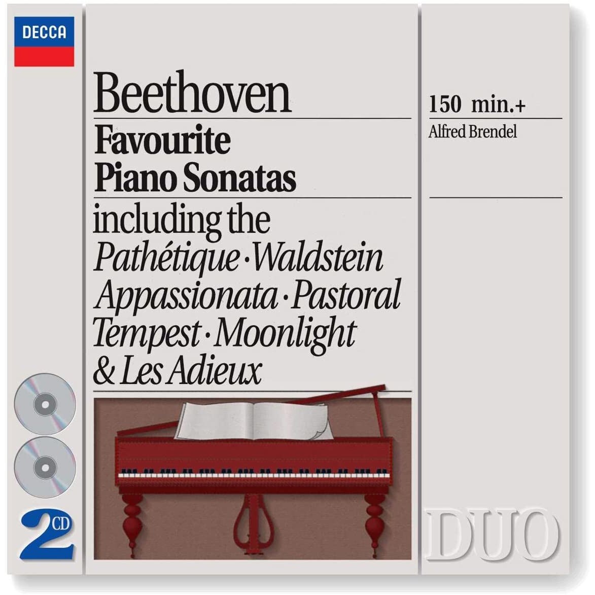 Alfred BrendelLudwig Van Beethoven - Beethoven: Favourite Piano Sonatas - CD