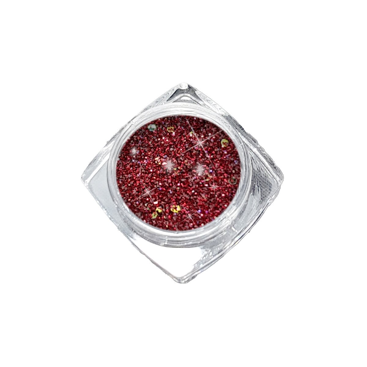 Paiete, MoonbasaNails, 3g, FP075, Rosu