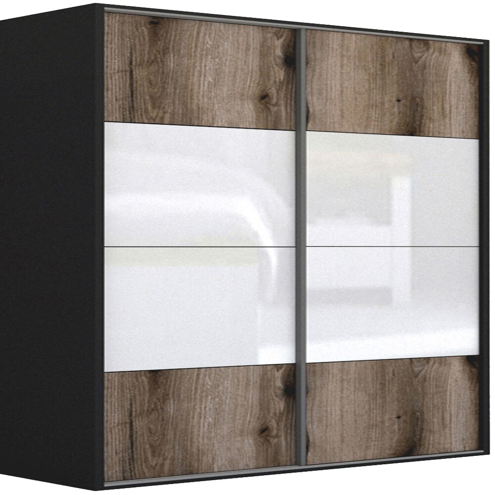 Dressing Genarom LEX C, Stejar Monastery / Gri Lucios, 241 x 240 x 66 cm