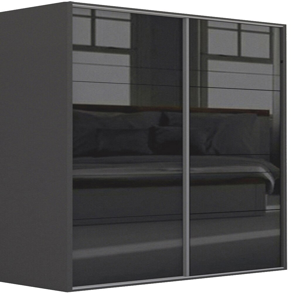 Dressing Genarom LEX A, Negru Lucios, 241 x 240 x 66 cm