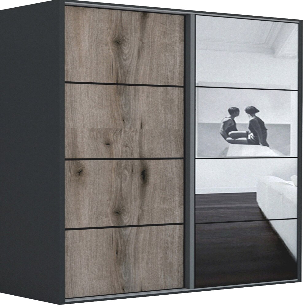 Dressing Genarom LEX B, Stejar Monastery / Oglinda L, 241 x 240 x 66 cm